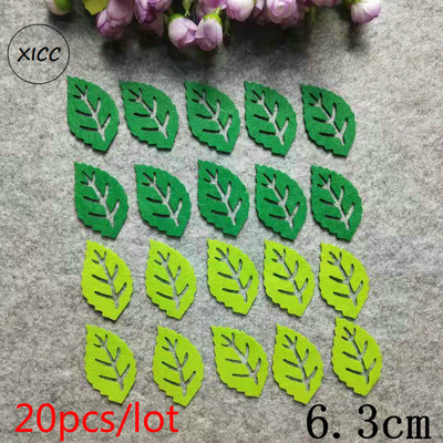 „Pasidaryk pats“ amatų aksesuarai Lapai rankų darbo veltinio trinkelės Neaustinės žalios eglutės lopinėlis Vaikų darželis Mokyklos sienų dekoravimas Vaikų vakarėlis