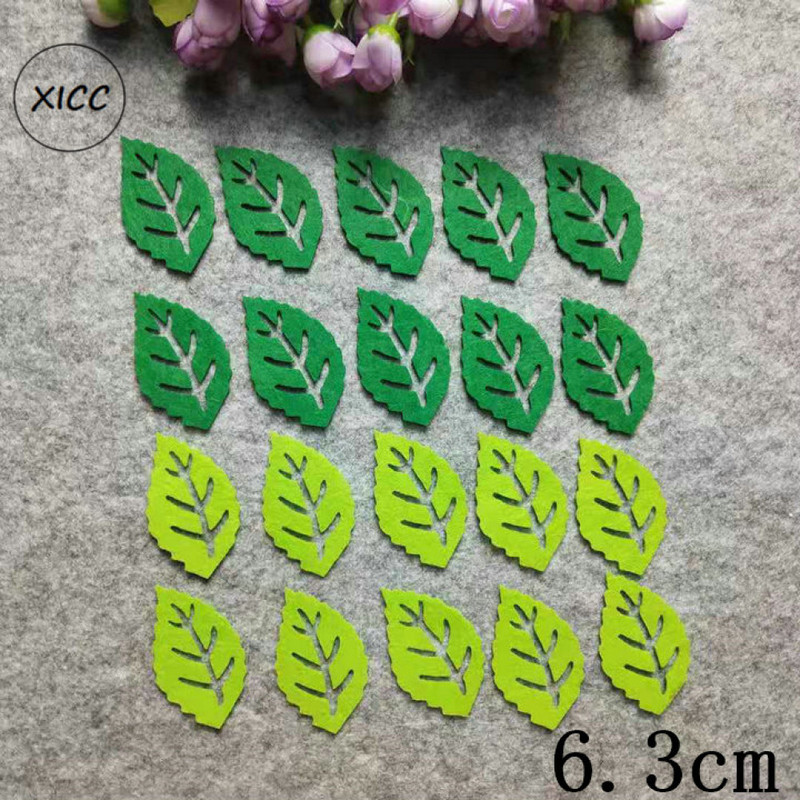 „Pasidaryk pats“ amatų aksesuarai Lapai rankų darbo veltinio trinkelės Neaustinės žalios eglutės lopinėlis Vaikų darželis Mokyklos sienų dekoravimas Vaikų vakarėlis