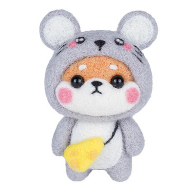 Paket materijala za filcanje vune Nonvor Komplet za ručno filcanje iglom za životinje Paket materijala za filcanje od dvanaest zodijaka za početnike