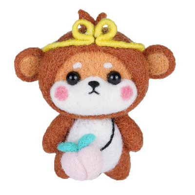 Paket materijala za filcanje vune Nonvor Komplet za ručno filcanje iglom za životinje Paket materijala za filcanje od dvanaest zodijaka za početnike