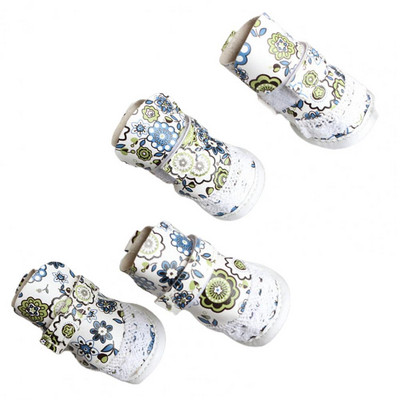 Tenisice za pse od 4 kom. Traka za pričvršćivanje Cipele za kućne ljubimce Štitnik za šape Cipele za pse s crtićima