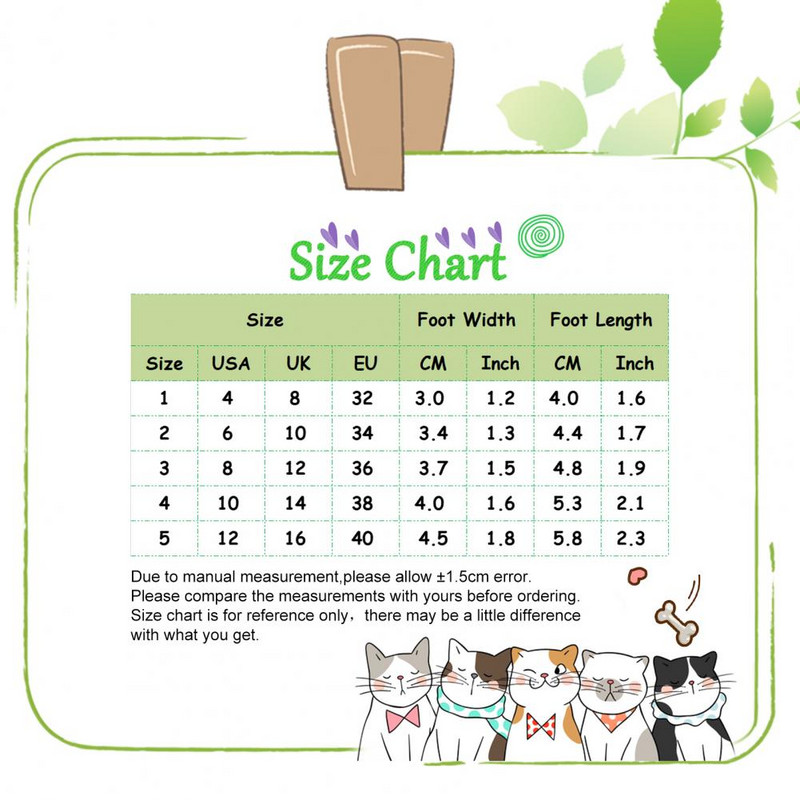 Tenisice za pse od 4 kom. Traka za pričvršćivanje Cipele za kućne ljubimce Štitnik za šape Cipele za pse s crtićima