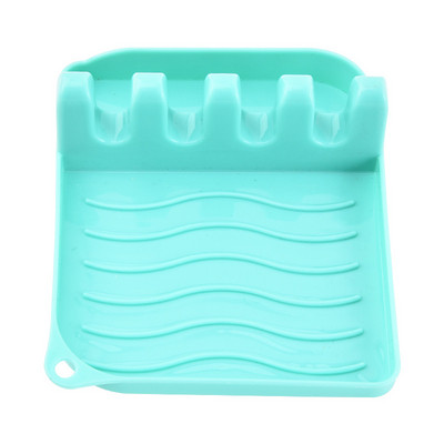 2 iepakojumu daudzfunkcionāls galda piederumu karotes turētājs ar pilienu spilventiņu, neslīdošu karstumizturīgu virtuves un grila karotes turētāju virtuves sīkrīkiem