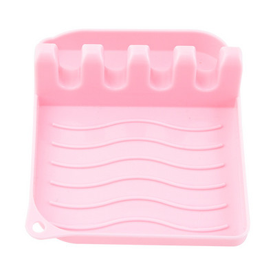 2 iepakojumu daudzfunkcionāls galda piederumu karotes turētājs ar pilienu spilventiņu, neslīdošu karstumizturīgu virtuves un grila karotes turētāju virtuves sīkrīkiem