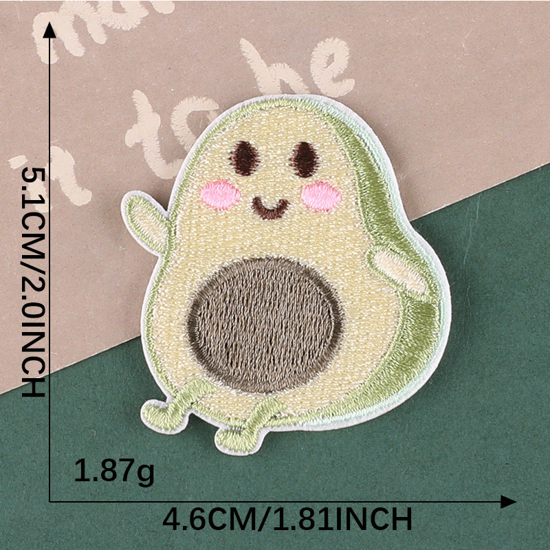 Animaciniai filmukai Maisto siuvinėjimo pleistrai ant drabužių Hamburger Lipdukai Lipdukai Ženkliukai Vaikams Drabužiai Krepšeliai Skrybėlių aplikacijos