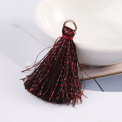 5Gb 40mm Garums Glitter Sharp Gredzenu vāciņš ar bārkstīm pušķi Kulonu pakaramais apģērbam Skatuves kleita Aizkaru festivāla aksesuāri