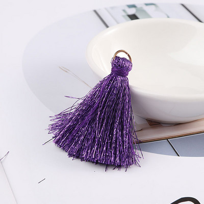 5Gb 40mm Garums Glitter Sharp Gredzenu vāciņš ar bārkstīm pušķi Kulonu pakaramais apģērbam Skatuves kleita Aizkaru festivāla aksesuāri