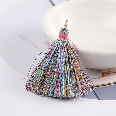 5Gb 40mm Garums Glitter Sharp Gredzenu vāciņš ar bārkstīm pušķi Kulonu pakaramais apģērbam Skatuves kleita Aizkaru festivāla aksesuāri