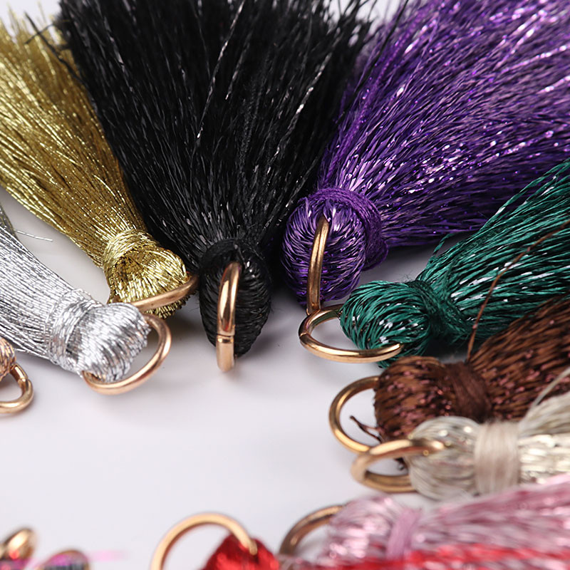 5Gb 40mm Garums Glitter Sharp Gredzenu vāciņš ar bārkstīm pušķi Kulonu pakaramais apģērbam Skatuves kleita Aizkaru festivāla aksesuāri