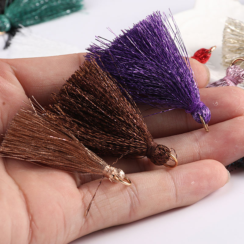 5Gb 40mm Garums Glitter Sharp Gredzenu vāciņš ar bārkstīm pušķi Kulonu pakaramais apģērbam Skatuves kleita Aizkaru festivāla aksesuāri