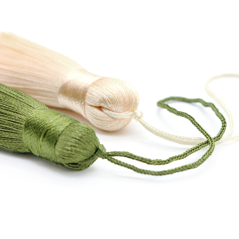 5 cm kokvilnas pušķis iekarināmas virves bārkstis aizkaru šūšanai.