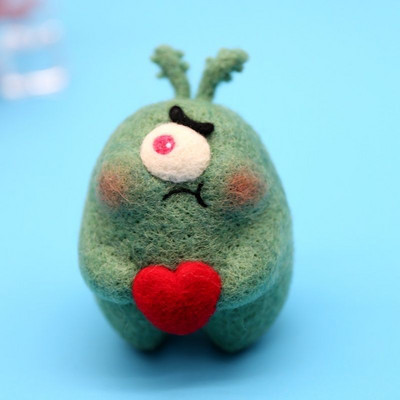 Krabs Diy Anime Package Jauki vilnas filca krustdūriens Amatniecības izšūšanas piederumi Paciņa dāvana Zongzi amatniecība