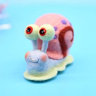 Krabs Diy Anime Package Jauki vilnas filca krustdūriens Amatniecības izšūšanas piederumi Paciņa dāvana Zongzi amatniecība