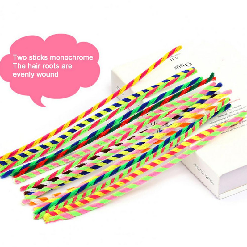 100 gab. Izplūdušais nūja, elastīgs, mīksts, praktisks kultivēšanas spējas, izveidojot izplūdušo cauruļu tīrītāju, izplūdušo šenilu kātu, mākslas piederumi