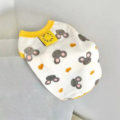 Punktu princeses kleita mājdzīvnieku suņu apģērbi kaķu apdruka Svārki apģērbi suņi Mazi čivavas vasaras melni balti elpojoši maziem suņiem