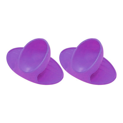 2gab silikona cimdi cepeškrāsns siltumizolēti pirkstu cimdi gatavošanai mikroviļņu krāsnī Neslīdošs satvērējs katla turētājs virtuves cepšanas rīks