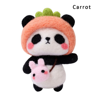 Daudzveidīgs jauks dzīvnieku vilnas filcēšanas materiālu iepakojums Shiba Inu rokām darināta rotaļlietu lelle, nepabeigts ar dūrēm izgatavots komplekts DIY mākslas amatniecība