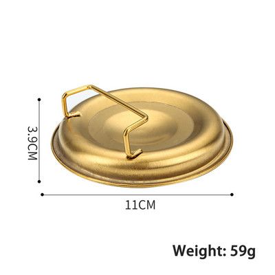 Karotes paliktņa turētājs nerūsējošā tērauda karstumizturīgs karotes plaukti, paklājiņš Noderīgas lietas virtuves trauku uzglabāšanai