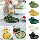 Puodo dangtis stovas lentyna Virtuvės organizatorius Valgomojo pagaliuko šaukšto atrama kastuvo laikiklis Keptuvės dangtis Stovas Šaukšto atraminis stovas Maisto gaminimo įrankiai