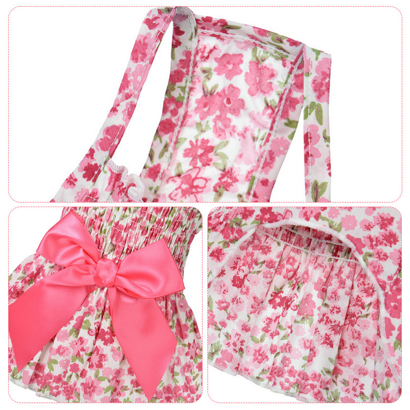 Haljine za pse za kućne ljubimce Slatke pamučne suknje s printom za male i srednje pse Ljetna odjeća Vjenčanice Proizvodi za kućne ljubimce