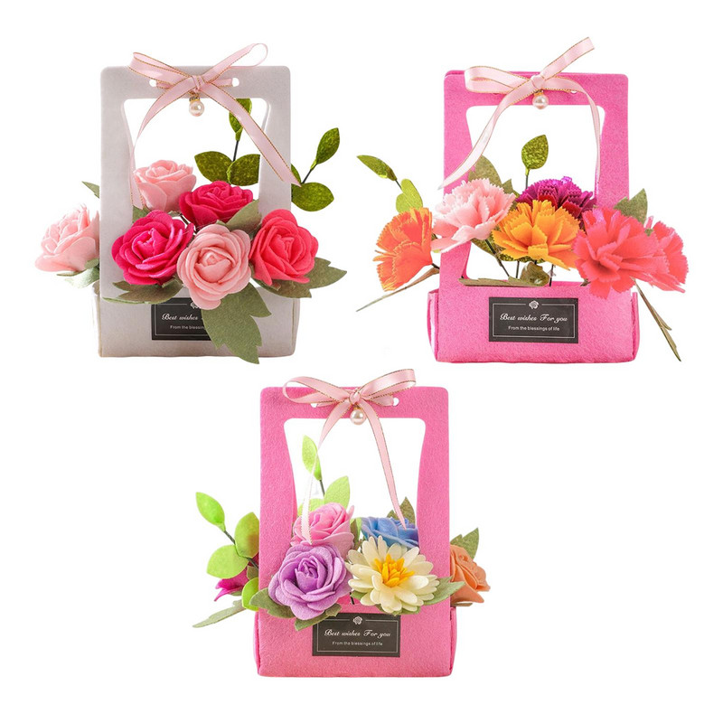 3D DIY filca ziedu groza materiāls Helovīna Lieldienu mājas dekorēšanai