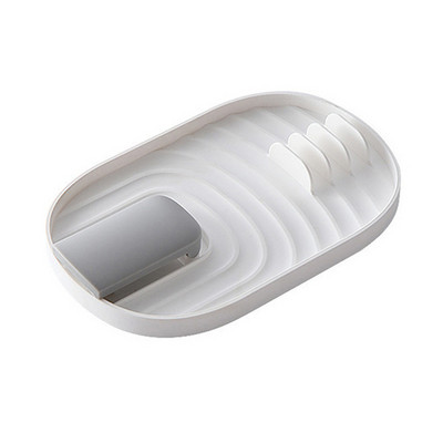 Karotes turētājs virtuves gatavošanas rīki virtuves karotes paliktnis trauks lāpstiņas turētājs karstumizturīgs uzglabāšanas plaukti virtuves piederumi