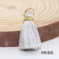 2 cm gredzens, piekārts, mirdzošs, vītnes gala virves bārkstis pušķis aizkariem, apģērba rotājumi, atslēgu piekariņi, amatniecības piederumi, 10 gab.