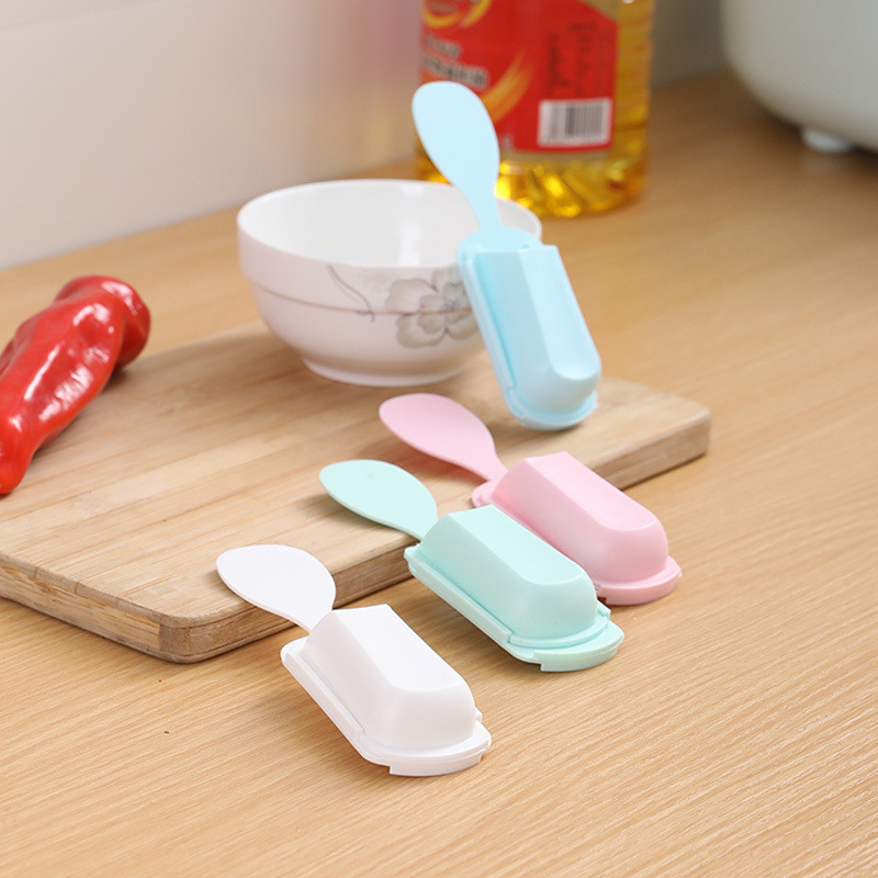 Praktiškas ryžių kaušelio laikymo stovas Šaukštų stovas Virtuvės organizatorius Buitiniai prietaisai Stalo reikmenys Šaukšto laikiklis Virtuvės reikmenys