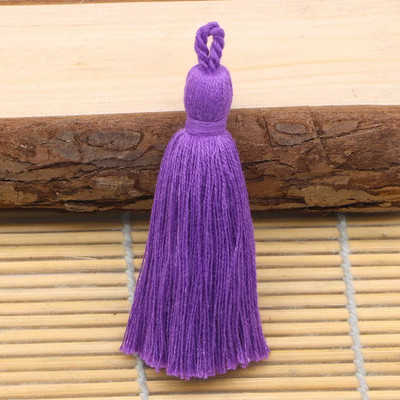 8 cm kokvilnas pušķis piekarināmas virves bārkstis aizkaru šūšanai.