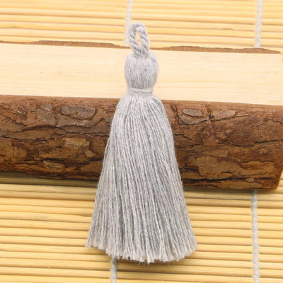 8 cm kokvilnas pušķis piekarināmas virves bārkstis aizkaru šūšanai.