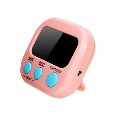 Magnētiskais LCD digitālais virtuves atpakaļskaitīšanas taimeris Hronometrs ar statīvu Praktiska gatavošana Cepšana Sports Modinātāja pulksteņa atgādinājuma rīki