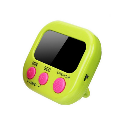 Magnētiskais LCD digitālais virtuves atpakaļskaitīšanas taimeris Hronometrs ar statīvu Praktiska gatavošana Cepšana Sports Modinātāja pulksteņa atgādinājuma rīki