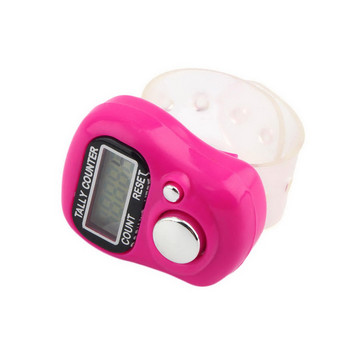 Пластмасов компактен мини маркер за шевове и брояч за пръсти на редове LCD електронен цифров брояч за преброяване, произволен за всяка плетачка SP99