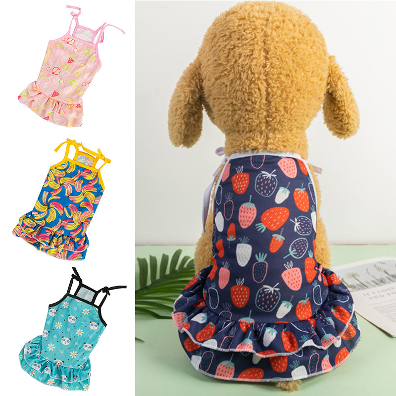 Lemmiklooma slingi seelik Printsessi stiilis kutsikate kleidid Armsad armsad koerariided Chihuahua koerale Kleit väikestele koertele Vestido Elbise
