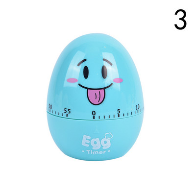 Εγχειρίδιο Cartoon Egg Shaped Timer Manager Kitchen Timer Manager Μηχανική περιστρεφόμενη υπενθύμιση συναγερμού για μαγείρεμα Εργαλεία υπενθύμισης αθλητικών σπουδών