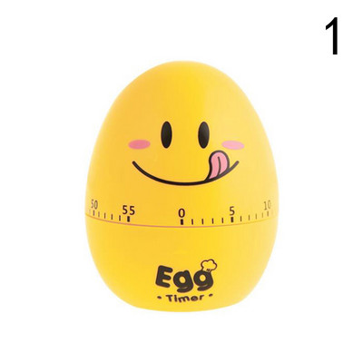 Εγχειρίδιο Cartoon Egg Shaped Timer Manager Kitchen Timer Manager Μηχανική περιστρεφόμενη υπενθύμιση συναγερμού για μαγείρεμα Εργαλεία υπενθύμισης αθλητικών σπουδών