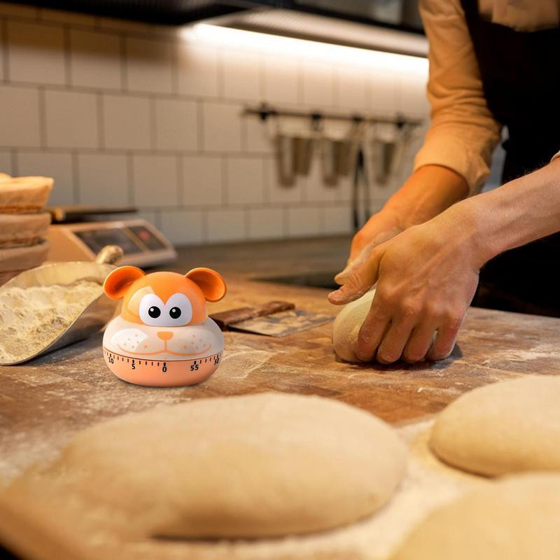 Virtuves taimeris Karikatūra Dzīvnieku formas mehāniskais taimeris 60 minūšu atpakaļskaitīšanas manuālais taimeris Virtuves sīkrīka laika atgādinājums studentiem