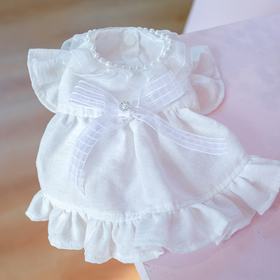 Φόρεμα για σκύλους Καλοκαιρινή φούστα με φιόγκο για κατοικίδια Ρούχα για κουτάβι Ρούχα σκυλιών για μικρά σκυλιά Προμήθειες κατοικίδιων ζώων Φόρεμα Princess Dog Chihuahua