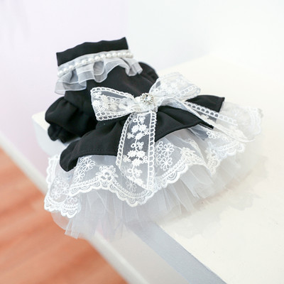 Φόρεμα για σκύλους Καλοκαιρινή φούστα με φιόγκο για κατοικίδια Ρούχα για κουτάβι Ρούχα σκυλιών για μικρά σκυλιά Προμήθειες κατοικίδιων ζώων Φόρεμα Princess Dog Chihuahua