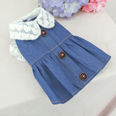 Φόρεμα για σκύλους Καλοκαιρινή φούστα με φιόγκο για κατοικίδια Ρούχα για κουτάβι Ρούχα σκυλιών για μικρά σκυλιά Προμήθειες κατοικίδιων ζώων Φόρεμα Princess Dog Chihuahua