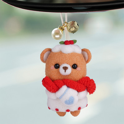 Fenrry jauks dzīvnieku vilnas filcēšanas materiālu iepakojums, DIY, nepabeigts vilnas filcs ar dūrienu adatu komplekts Ziemassvētku dāvanu mājas dekorēšana