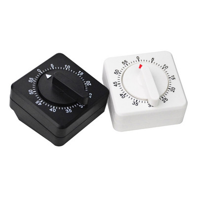 60 Λεπτά Μηχανικό χρονόμετρο Τετράγωνο Κουζίνα Μαγείρεμα Υπενθύμιση ψησίματος Ρολόι Ψηφιακή εκπαίδευση Εκπαίδευση Χρονόμετρο Αντίστροφη μέτρηση Χρονόμετρο