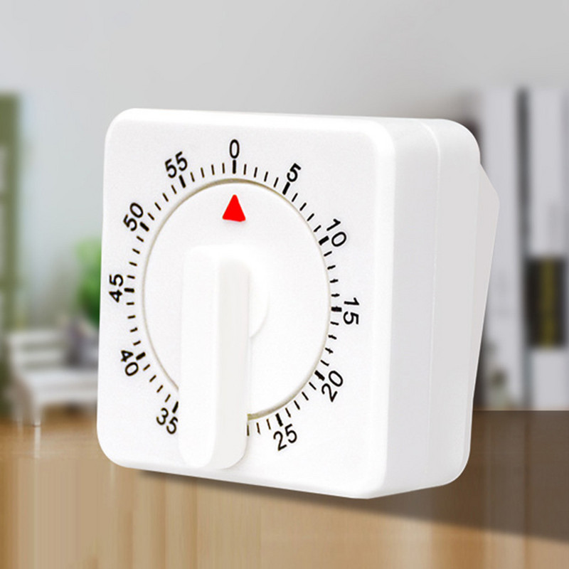 60-minutiline mehaaniline taimer, ruut, köök, toiduvalmistamine, küpsetamine, meeldetuletuskell, digitaalne õpe, koolitus, taimer, stopper