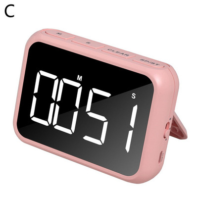 Digitālais ekrāns Virtuves taimeris Liels displejs Digitālais taimeris Miega skaitītājs Hronometrs Modinātājs Atpakaļskaitīšana Uz augšu Gatavošanas pulkstenis Squar R5k1