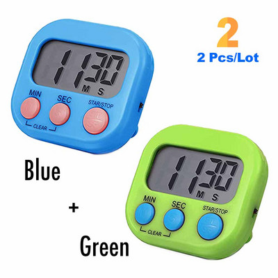 MCDFL elektroniskais taimeris digitālais skaļš zvans virtuves sīkrīku komplekti sporta zāles hronometrs ledusskapis magnēti, mazi bērni jauki aksesuāri