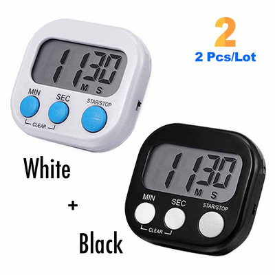 MCDFL elektroniskais taimeris digitālais skaļš zvans virtuves sīkrīku komplekti sporta zāles hronometrs ledusskapis magnēti, mazi bērni jauki aksesuāri