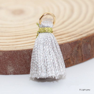 10-50 gab Zelta zīda Gredzens Amatniecība Pušķis Apdare Sieviešu Auskari Rotaslietas Dekors Kulons DIY Grāmatzīmes Atslēgu piekariņi Piekaramie bārkstis Aksesuāri