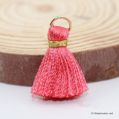 10-50 gab Zelta zīda Gredzens Amatniecība Pušķis Apdare Sieviešu Auskari Rotaslietas Dekors Kulons DIY Grāmatzīmes Atslēgu piekariņi Piekaramie bārkstis Aksesuāri