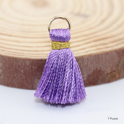 10-50 gab Zelta zīda Gredzens Amatniecība Pušķis Apdare Sieviešu Auskari Rotaslietas Dekors Kulons DIY Grāmatzīmes Atslēgu piekariņi Piekaramie bārkstis Aksesuāri