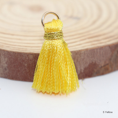 10-50 gab Zelta zīda Gredzens Amatniecība Pušķis Apdare Sieviešu Auskari Rotaslietas Dekors Kulons DIY Grāmatzīmes Atslēgu piekariņi Piekaramie bārkstis Aksesuāri